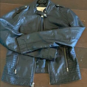 Hollister faux leather jacket (women’s)